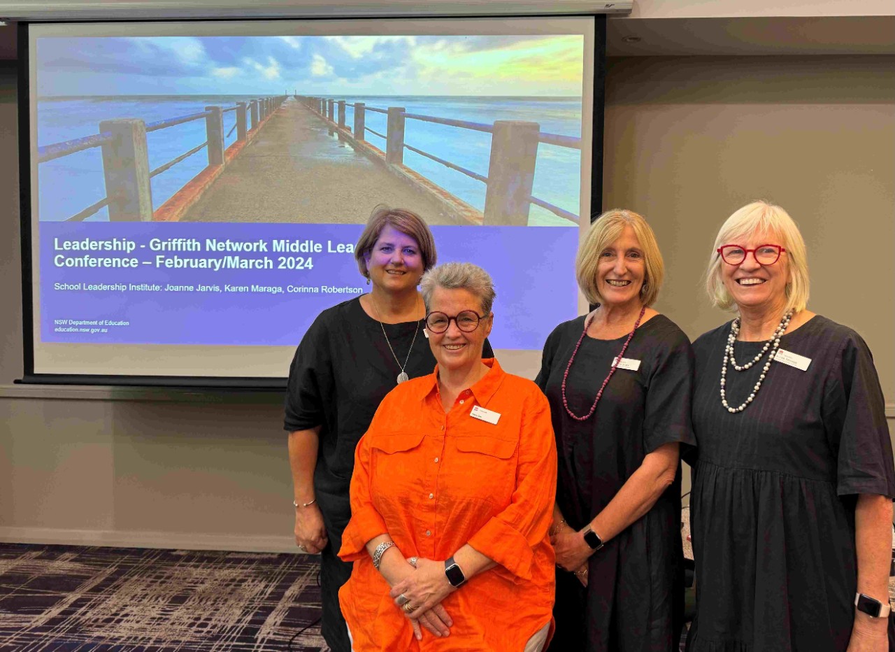 The SLI team presented to Principals and Middle Leaders from the Griffith network.