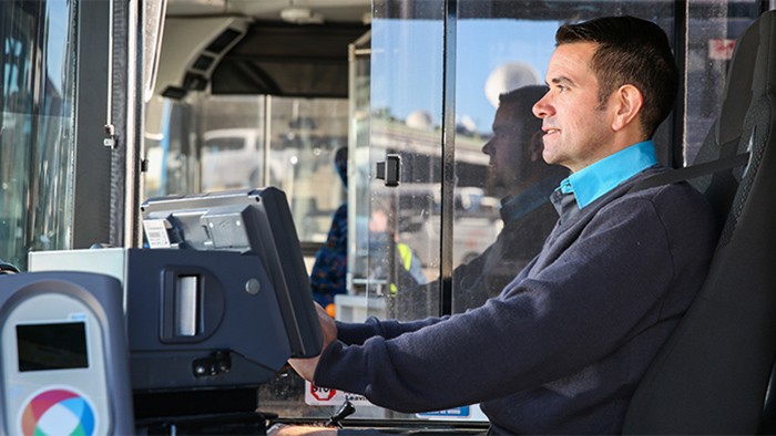 Male bus driver