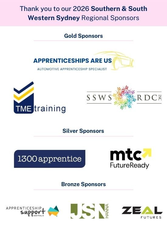 2026 Southern and South Western Sydney Regional Sponsors logos
