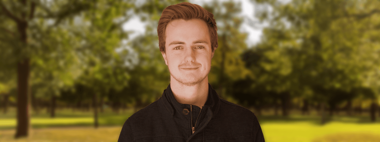 Man looking at camera