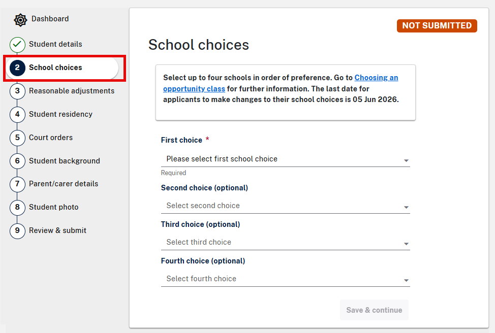 Example screenshot
