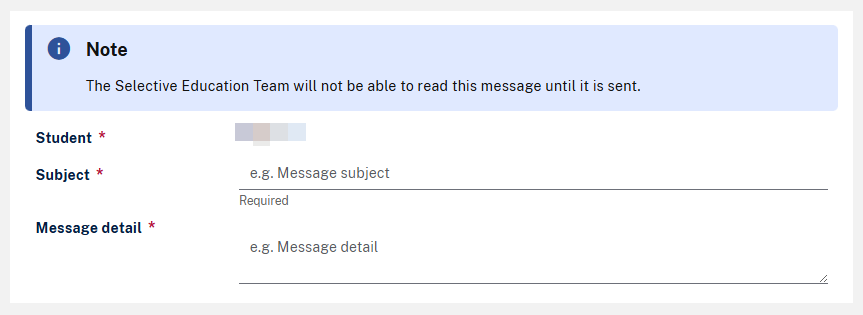 Example screenshot
