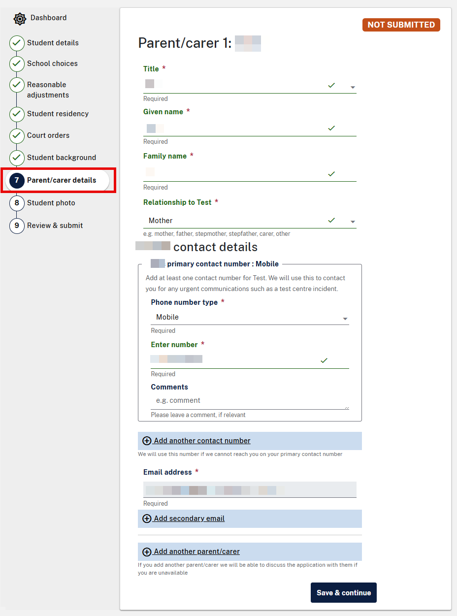 Example screenshot