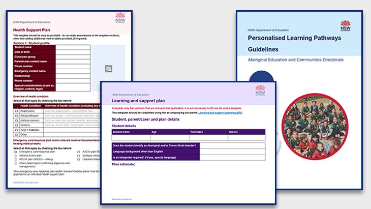 Strengthening planning for students: Key templates