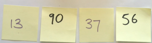 Order! Order! (two-digit numbers)