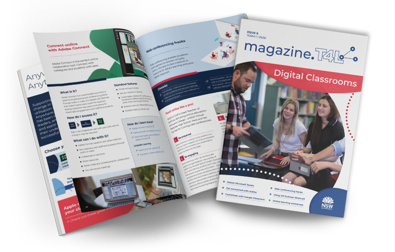 Cover and open page of T4L Magazine issue 6