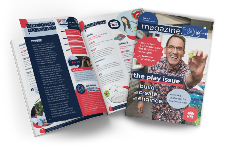 Cover and open page of T4L Magazine issue 9