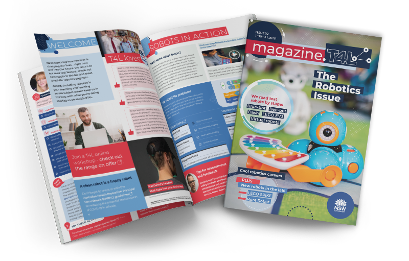 Cover and open page of T4L Magazine issue 10