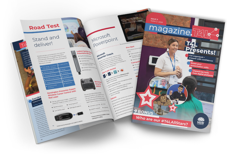 Cover and open page of T4L Magazine issue 11