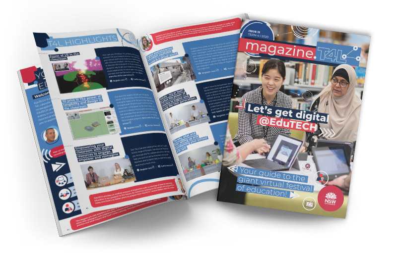 Cover and open page of T4L Magazine issue 12