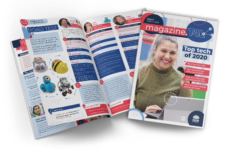 Cover and open page of T4L Magazine issue 13