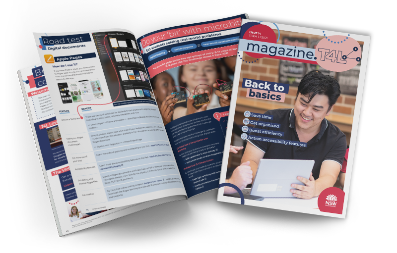 Cover and open page of T4L Magazine issue 14