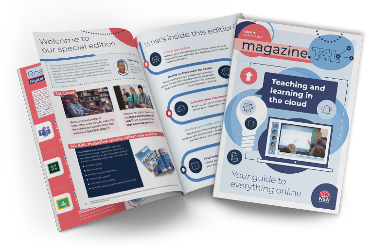 Cover and open page of T4L Magazine issue 16