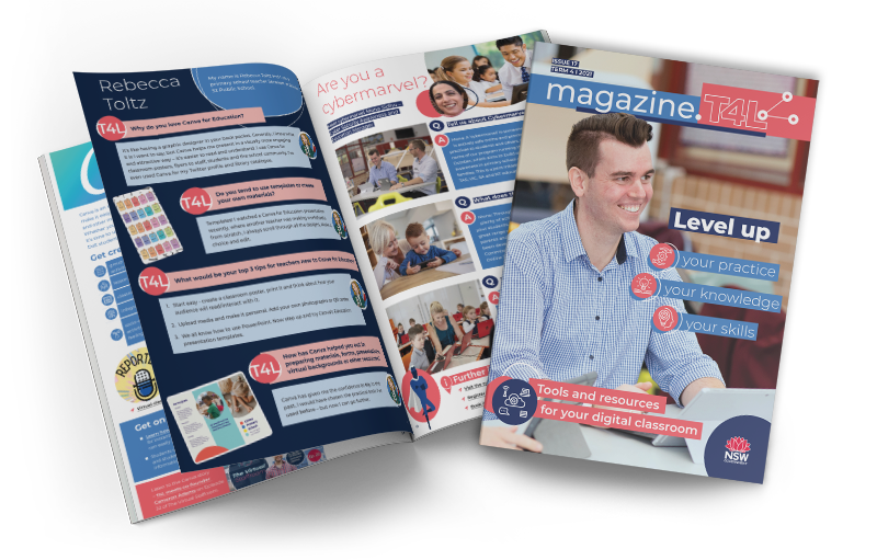 Cover and open page of T4L Magazine issue 17