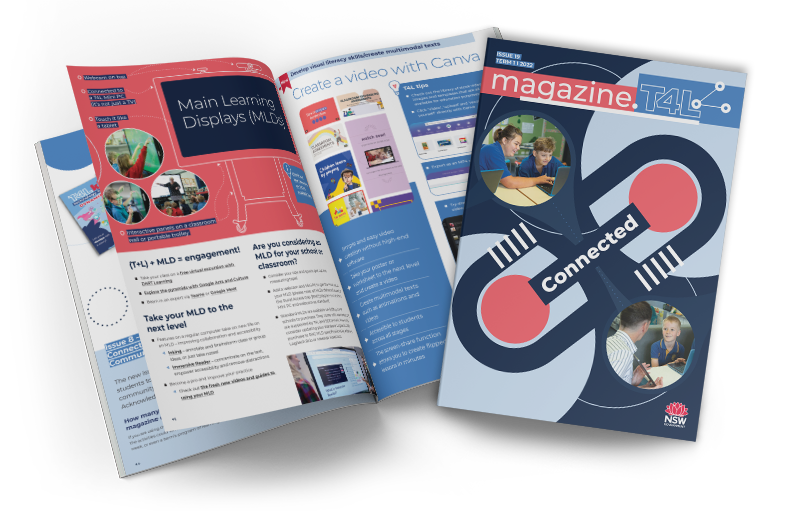 Cover and open page of T4L Magazine issue 19