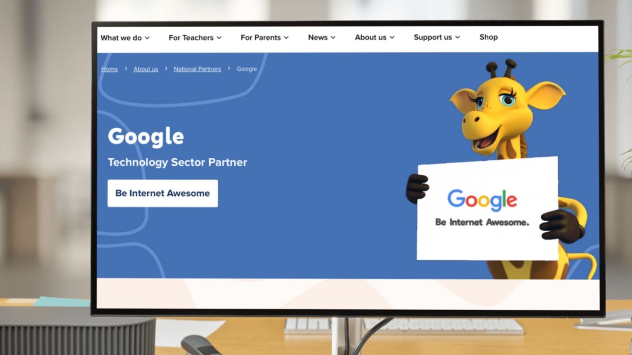 Be Internet Awesome with Healthy Harold webpage