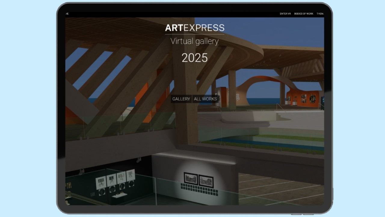 iPad showing Art Express