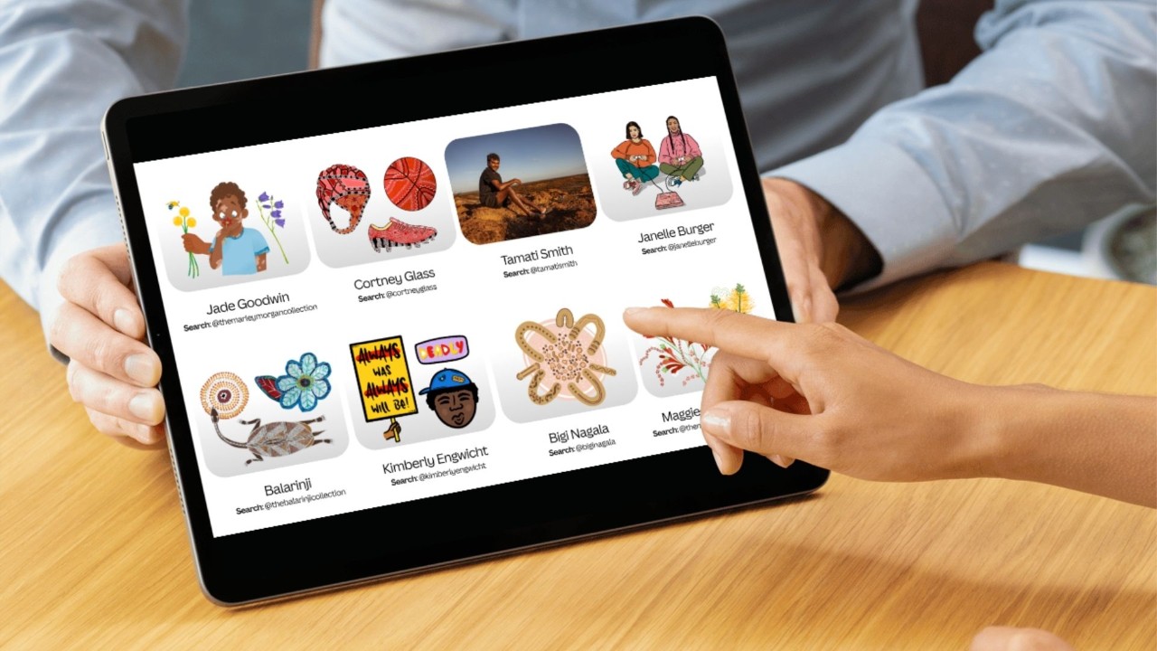 Canva Represents on tablet