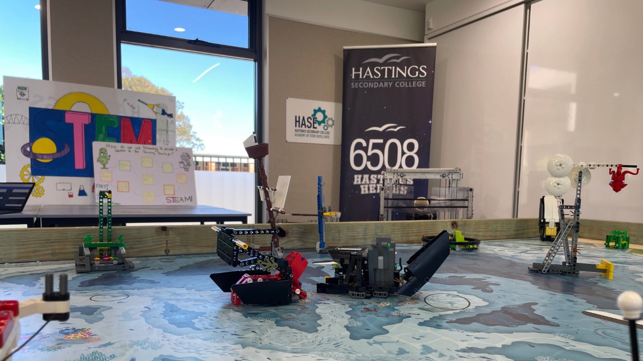 Robots on display