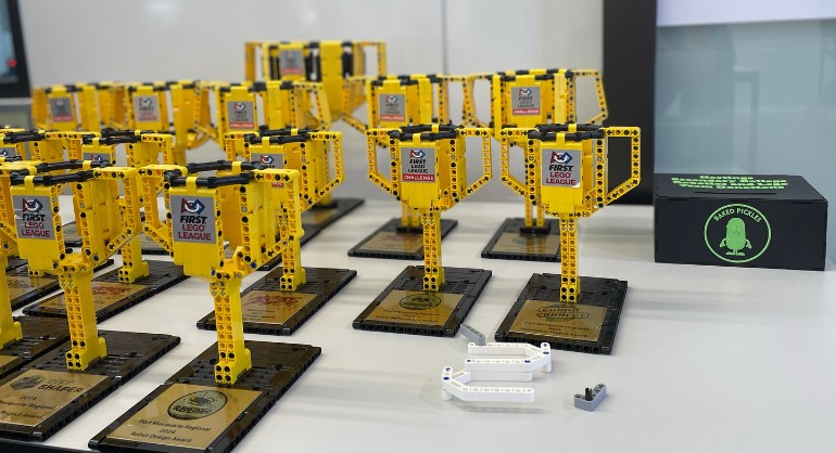 Awards for the Baked Pickles LEGO League team